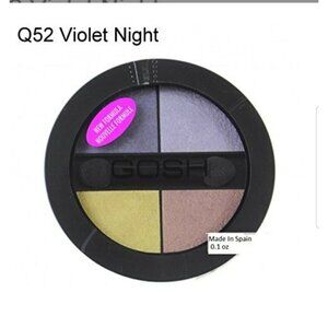Gosh Copenhagen Quattro Quad Eye Shadow Q52 Violet Night New Sealed Makeup
